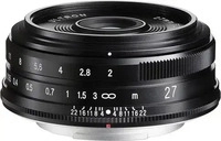 Voigtl&auml;nder BA380A, Voigtl&auml;nder Ultron 2,0/27 mm X-Mount Objektiv schwarz