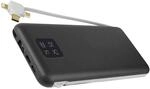 Powerbank Kari 10.000 mAh mit 4in1 Ladekabel