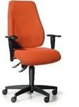 B&uuml;rostuhl EXETER LADY mit Armlehnen, orange