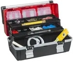 Werkzeugkoffer mit ausschiebbaren Regalen McPlus Alu C 22