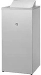Qbic-line Abfallbeh&auml;lter geschlossen 85 Liter QWBC85 SSL Edelstahl matt...
