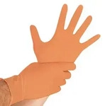 Hygostar Safe Light Nitrilhandschuhe orange puderfrei, VE 1000 St&uuml;ck 8/M