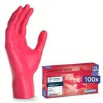 ARNOMED RAINBOW NITRIL LAVA RED Nitrilhandschuhe rot puderfrei, VE 100 St&uuml;ck...