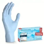 ARNOMED RAINBOW NITRIL ICE BLUE Nitrilhandschuhe hellblau puderfrei, VE 100...
