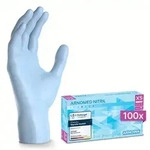 ARNOMED RAINBOW NITRIL ICE BLUE Nitrilhandschuhe hellblau puderfrei, VE 100...