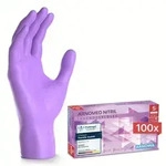 ARNOMED RAINBOW NITRIL LAVENDER VIOLET Nitrilhandschuhe lila puderfrei, VE 100...
