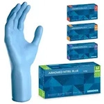 ARNOMED XTRA LONG NITRIL BLUE Nitrilhandschuhe blau puderfrei, VE 100 St&uuml;ck 8/M