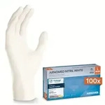 ARNOMED CLASSIC NITRIL WHITE Nitrilhandschuhe wei&szlig; puderfrei, VE 100 St&uuml;ck L