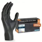 ARNOMED CLASSIC NITRIL BLACK 200er Nitrilhandschuhe schwarz puderfrei, VE 200...