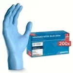 ARNOMED CLASSIC NITRIL BLUE 200er Nitrilhandschuhe blau puderfrei, VE 200...