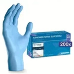 ARNOMED CLASSIC NITRIL BLUE 200er Nitrilhandschuhe blau puderfrei, VE 200 St&uuml;ck