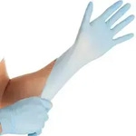 Hygostar Safe Super Stretch Nitrilhandschuhe blau puderfrei, VE 1000 St&uuml;ck 8/M