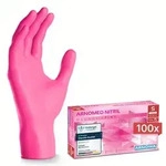 ARNOMED RAINBOW NITRIL MAGNOLIA PINK Nitrilhandschuhe pink puderfrei, VE 100...