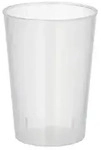 Starpak Mehrweg-Trinkbecher PP 0,1 l &Oslash; 5,2 cm, 7,4 cm transluzent...