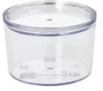 Starpak Mehrweg-Becher + Deckel rund 190 ml &Oslash; 8 cm, 5,4 cm transparent "Cella"...
