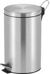 V-Part Tretabfalleimer 12 Liter Edelstahl matt geb&uuml;rstet