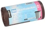 Starpak M&uuml;lls&auml;cke, HDPE 70 l 100 cm x 58 cm braun 23 my, 25 x 20 St&uuml;ck 500...