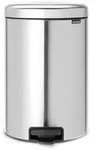 Brabantia newIcon Tretm&uuml;lleimer 20 Liter Edelstahl matt, AFP-beschichtet
