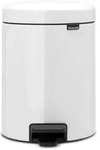 Brabantia newIcon Tretm&uuml;lleimer 5 Liter wei&szlig;
