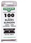 Unger Karbon Ersatzklingen f&uuml;r ErgoTec-Glasschaber 4 cm 1 Packung = 100 St&uuml;ck