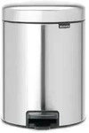 Brabantia newIcon Tretm&uuml;lleimer 5 Liter Edelstahl matt, AFP-beschichtet