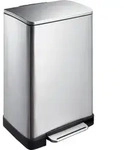 EKO E-Cube Tretm&uuml;lleimer 40 Liter Edelstahl matt, AFP-beschichtet