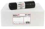 SEMYtop LDPE-Regenerat Zugbands&auml;cke 35 Liter, schwarz, 30 my (Typ 60 extra) 400