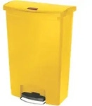 Rubbermaid Slim Jim Step on Abfallbeh&auml;lter 90 Liter Front Step gelb
