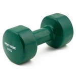 Sport-Thieme Fausthantel "Vinyl", Gr&uuml;n, 8 kg
