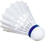 Victor Badminton-B&auml;lle "Shuttle 1000", Wei&szlig;, Blau, Mittel
