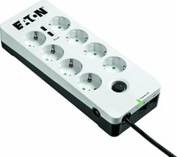 Eaton PB8TUD, Eaton PB8TUD Spannungsschutz Schwarz, Wei&szlig; 8 AC-Ausg&auml;nge 220 - 250 V
