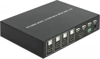 Delock 11488, DeLOCK KVM 4 in 1 Multiview Switch 4 x HDMI mit USB 2.0