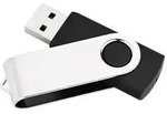 MediaRange MR907NTRL USB-Stick 4 GB USB Typ-A 2.0 Schwarz, Silber