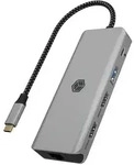 ICY BOX IB-DK4012-CPD, 9 in 1 USB Type-C&reg; Notebook DockingStation, 2x HDMI