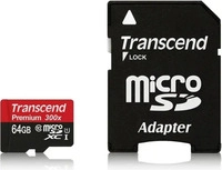 Transcend TS64GUSDU1, Transcend TS64GUSDU1 Speicherkarte 64 GB MicroSDXC MLC Klasse