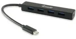 Equip 128954 Schnittstellen-Hub USB 3.2 Gen 1 (3.1 Gen 1) Type-C 5000 Mbit/s Schwarz