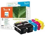 Peach PI300-575 Druckerpatrone 5 St&uuml;ck(e) Hohe (XL-) Ausbeute Schwarz, Cyan,