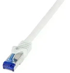 LogiLink C6A011S Netzwerkkabel Wei&szlig; 0,25 m Cat6a S/FTP (S-STP)