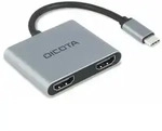 DICOTA D32063 Handy-Dockingstation Tablet/Smartphone/Laptop Silber
