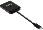 CLUB3D USB3.2 Gen2 Type-C(DP Alt-Mode) to DisplayPort Dual Monitor 4K60Hz M/F MST hub