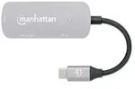 Manhattan 130707 laptop-dockingstation & portreplikator Kabelgebunden USB 3.2...