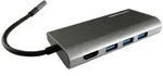 LC-Power LC-HUB-C-MULTI-5 laptop-dockingstation & portreplikator Kabelgebunden USB
