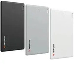Verbatim My Finder Pers&ouml;nlich Schwarz, Silber, Wei&szlig;
