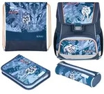 Herlitz Loop Plus TechMech Schulranzen-Set Junge Polyester Blau, Orange