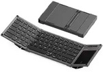 Inateck KB06101_STEEL GRAY Tastatur Haus RF Wireless + Bluetooth QWERTZ Englisch