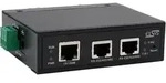 Ethernet zu 2x Seriell RS-232/422/ 485,inkl.DIN-Rail Kit