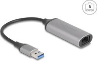 Delock 81571, DeLOCK 81571 Kabeladapter USB Type-A RJ-45 Anthrazit