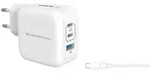 Conceptronic 3-Port 67W GaN USB-PD-Ladeger&auml;t mit USB-C-Ladekabel, USB-C x 2, USB-A x
