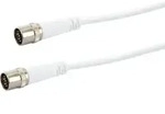 Schwaiger KDSK15042 Koaxialkabel 1,5 m F Wei&szlig;