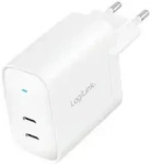 LogiLink PA0282 Ladeger&auml;t f&uuml;r Mobilger&auml;te Handy, Tablets Wei&szlig; AC Schnellladung